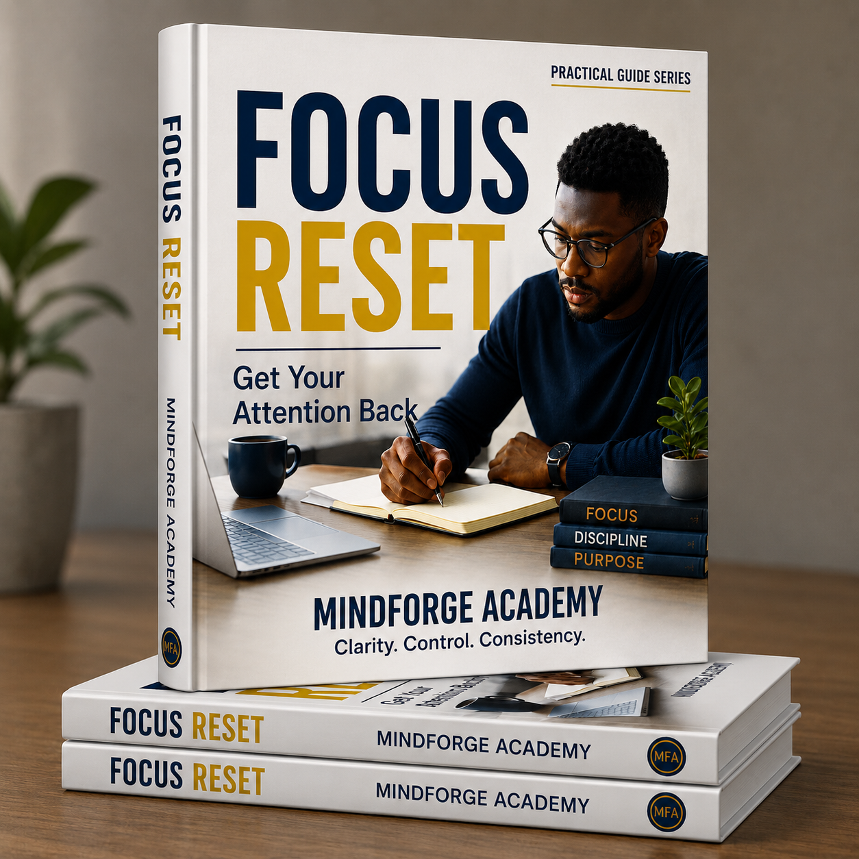 The Focus Reset Guide - 3D Mockup
