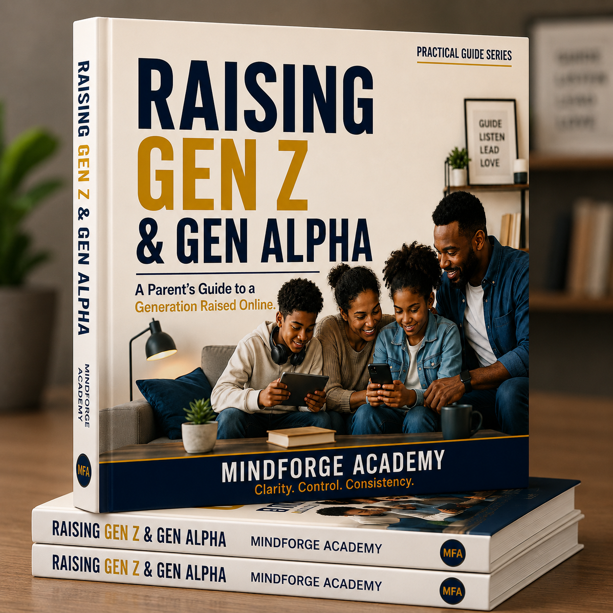 Raising Gen Z and Gen Alpha Guide - 3D Mockup